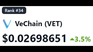 ✅🆓 -VeChain (VET)/USDT - не торопимся покупать #vechain #vet #криптовалюта #крипта #крипто