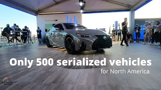 2022 Lexus IS 500 F Sport Performance Launch Edition debut at Sebring