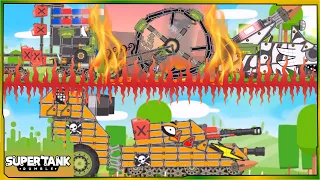 Monster Tank Shooting Game - Large Gladiator Synthesis LV27 | Super Tank Rumble | Cartoon tanks