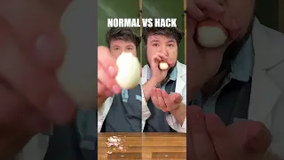 I tested normal vs hack food edition!