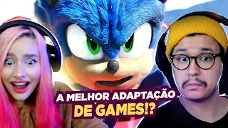 REAGINDO ao Trailer de SONIC 2 O FILME!