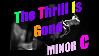 Backing track - The Thrill is gone (BB King)  C - Fred Bintner on drums
