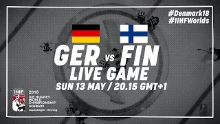 Germany - Finland | Full Game | 2018 IIHF Ice Hockey World Championship