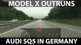 Tesla Model X outruns Audi SQ5 in Germany