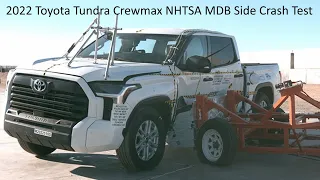2022-2023 Toyota Tundra Crewmax NHTSA MDB Side Crash Test