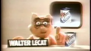 Walter LeCat for 9 Lives TV ad 1979