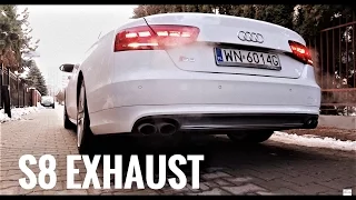 AUDI S8 (520hp) Stock Exhaust Sound Fantastic! V8 4.0 TFSI Engine S6 CAR PORN :) TEST