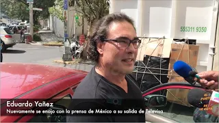 EDUARDO YAÑEZ NUEVAMENTE SE ENOJA CON LA PRENSA