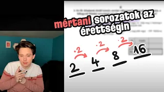 MÉRTANI SOROZATOK a matekérettségin 👌