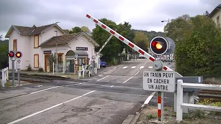 Spoorwegovergang Houdemont (F) // Railroad crossing // Passage à niveau