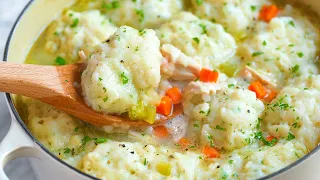 Easy Chicken and Dumplings Recipe (From Scratch!)