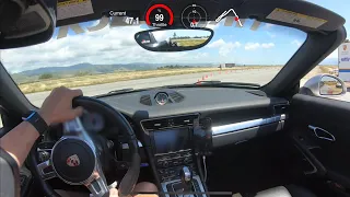 Fastest run | PCA Zone 7 | LPR | Salinas Airport | 5/5/24 | Porsche 991.1 S Cabriolet