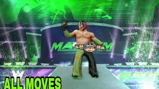 WWE Mayhem Game all moves of Rey mysterio by Bacxer gaming