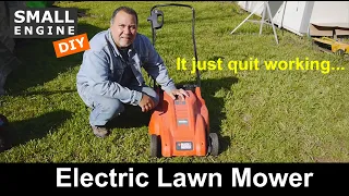 Electric Lawn Mower Quit Running, Can it be Fixed?