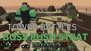 Tower Battles 1v1 Beginner Boss Rush Strategy