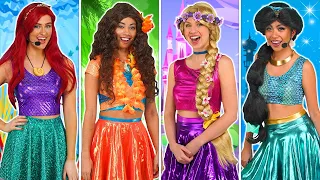 Disney Princess RAP BATTLE. Ariel vs Moana vs Rapunzel vs Jasmine Songs. Totally TV parody.
