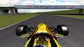 rFactor F1 1997 WCP Jordan 197 at Donington Park {HD}