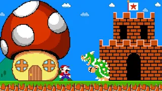 Super Mario Bros. but Mario Security House vs Bowser Security House | Game Animation