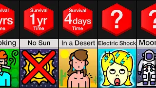 Comparison: How Long Would YOU Survive (PART 3)