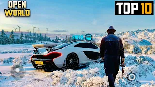 Top 10 Crazy Open World Games For Android & iOS in 2023 | High Graphics