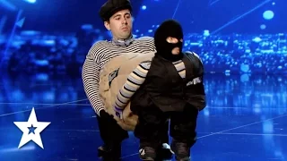 Ion Dascal's Incredible Cops v Robber Audition | Auditions Week 1 | Românii au talent