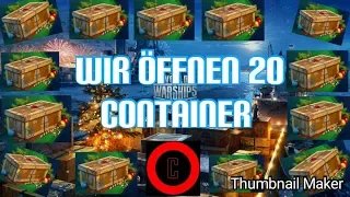 Wir öffen die Weihnachts Container | World of Warships #12 | german/Deutsch