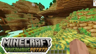 Minecraft Poisonous Potato Update - Potato Dimension Gameplay (April Fools 2024)