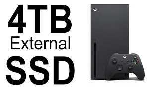 4TB External SSD for Xbox Series X - Expand storage for downloading playing games on Series S & X