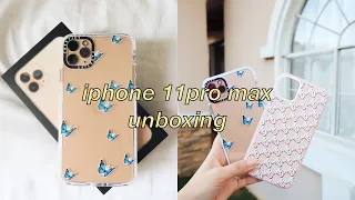 iphone 11pro max unboxing + accessories (256 gb, gold) 🦋