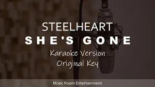 Steelheart - She's Gone (Original Key) Karaoke Version