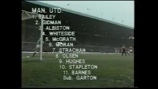 1985/86 - Man Utd v Spurs (Division 1 - 2.11.85)