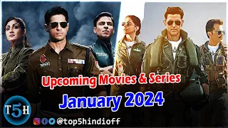 Top 5 Upcoming Bollywood Movies & Series in January 2024 | जनवरी 2024 में आने वाली फिल्में और सीरीज