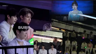 [FULL] ZhangHao ZB1 & Other Idols Reaction To I’VE Baddie ( cut ) and Holy Moly + I AM At GDA 2024