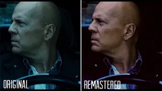 A Good Day to Die Hard - Car Chase Scene - Side-by-side comparison (original vs. remastered)