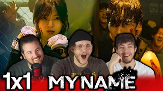 OFF TO A CRAZY START!! | My Name (마이 네임) Episode 1 Group First Reaction!!