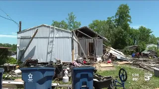 Henderson family of six's home destroyed in tornado