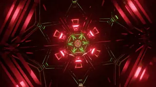 Abstract Background Video 4k Red Green Metallic Wireframe VJ LOOP NEON Sci-Fi Free Calm Wallpaper