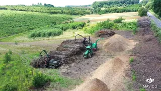 Професійне розлісненя полів, садів, лісосмуг. Подрібнення дерев і кущів після розліснення.