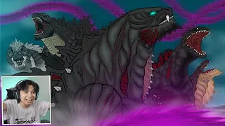 KETIKA 5 GODZILLA TERKUAT MENYATU UNTUK MELAWAN DARK VOID GHIDORAH! GODZILLA VS DARK VOID GHIDORAH!