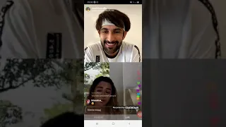 Tinaa Dattaa and Nandish Sandhu ( Veecha) live on Instagram 🥺❤
