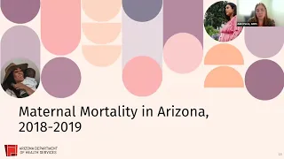 Improving Maternal and Infant Health Outcomes in Arizona - Day 1