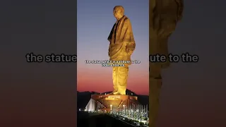 The statue of unity, tallest statue in the world, mind blowing facts#shorts