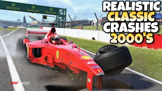 F1 REALISTIC CLASSIC CRASHES 2000'S #3