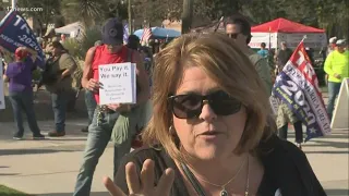 Trump supporters gather for election protest at Arizona State Capitol