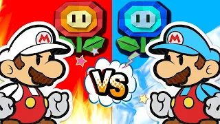 Fire mario VS Ice mario