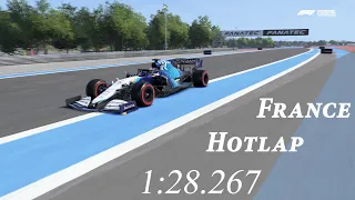 F1 2021 | France Hotlap + Controller Setup (1:28.267)