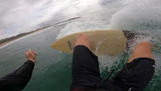 Surfing Glassy Waves!   -   Raw GoPro POV Surfing