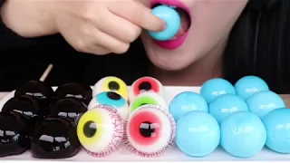 Most popular gummy jelly(eyes planets)🤤💗 جيلي هلامي (EATING SOUNDS) |LOLO ASMR|❤️