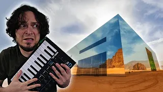 Gigging in Saudi Arabia Inside a Giant Mirror Cube