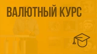 Валютный курс. Видеоурок по обществознанию 11 класс